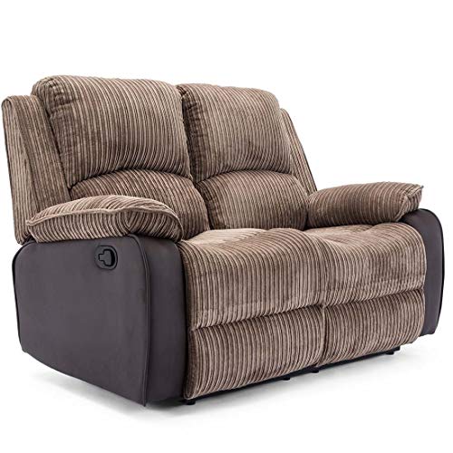 Postana High Back Jumbo Cord Recliner Sofa Set