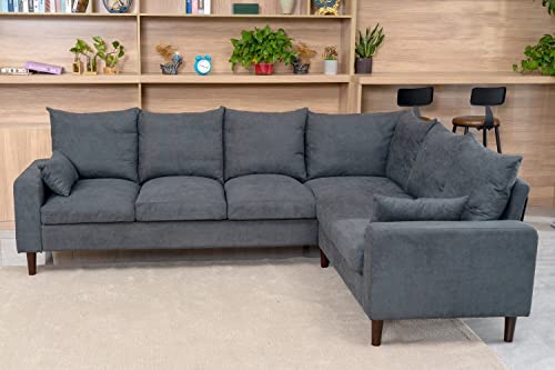 Panana Modern L-Shape Corner Sectional Sofa Set