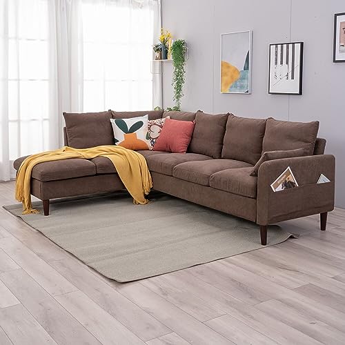 Panana L-Shaped 6-Seater Corner Sofa with USB Port