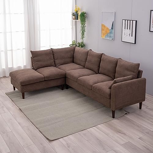 Panana L-Shaped 6-Seater Corner Sofa with USB Port