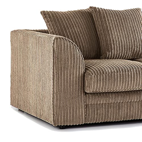 Luxor Soft Jumbo Cord Right-Facing Corner Sofa