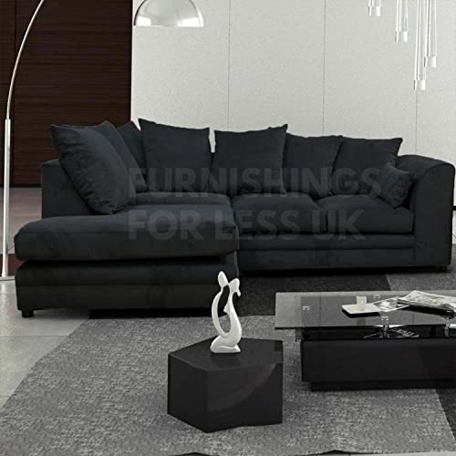 casper-chenille-black-fabric-corner-sofa