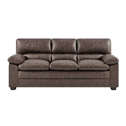 Bravich Oxford Dark Brown 3-Seater Sofa