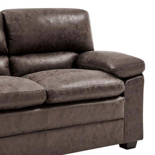 Bravich Oxford Dark Brown 3-Seater Sofa