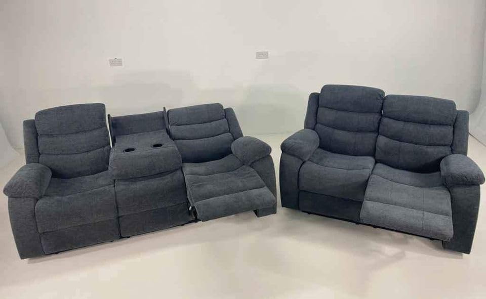 Brit Signature Roma Fabric Recliner Sofa Set