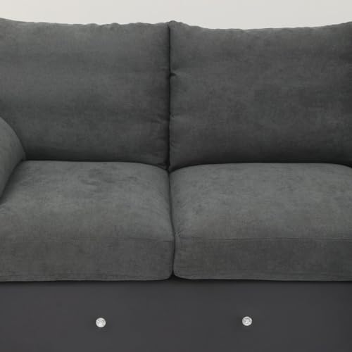 5-Seat L-Shaped Sofa with USB Chaise