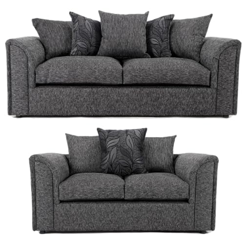 Byron Dundee Fabric Sofa Set with Cushions