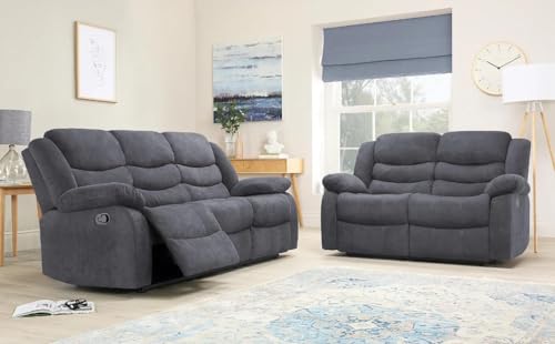 Brit Signature Roma Fabric Recliner Sofa Set