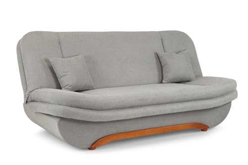 Weronika 3-Seater Sofabed with Storage - Grey