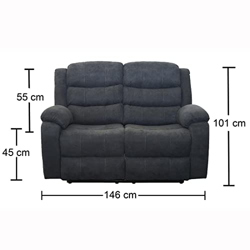 Boston Fabric Recliner Sofa and Armchair Set