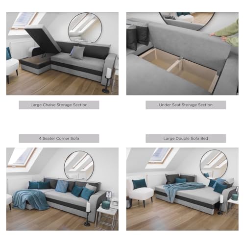 Kris Universal Corner Sofa Bed with Storage