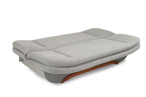 Weronika 3-Seater Sofabed with Storage - Grey