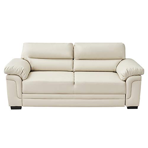 Italian Faux Leather 2-Seater Corner Sofa