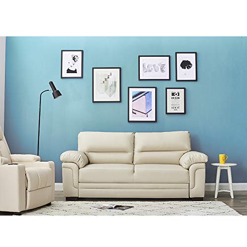 Italian Faux Leather 2-Seater Corner Sofa