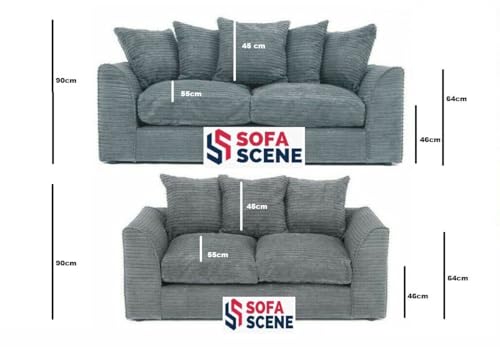 Jumbo Corner Sofa Set in 6 Colors
