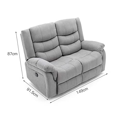 Seattle Electric Fabric Recliner Sofa Set