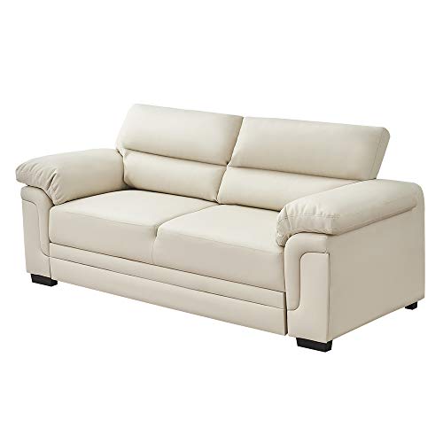 Italian Faux Leather 2-Seater Corner Sofa