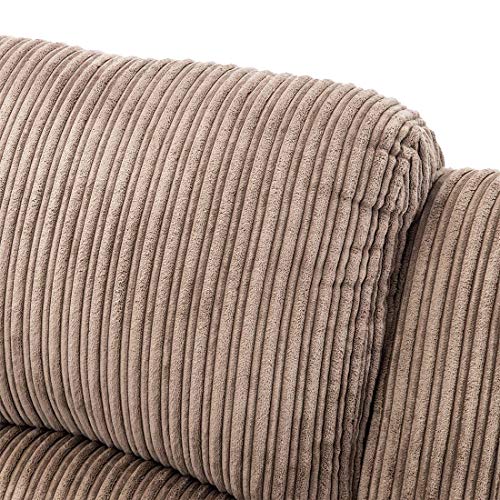 Postana High Back Jumbo Cord Recliner Sofa Set