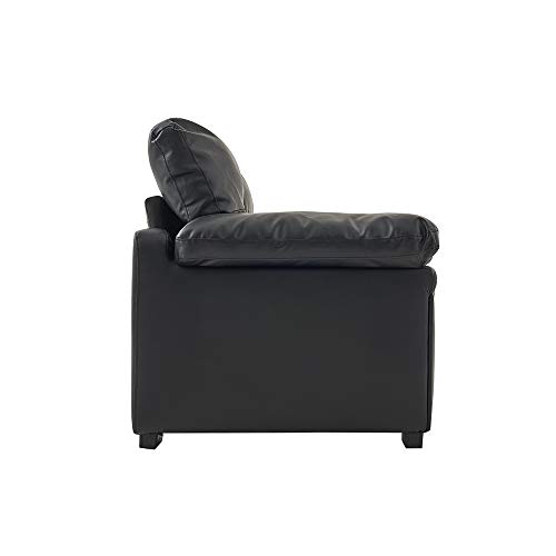 Panana Modern 2-Seater Faux Leather Sofa Couch