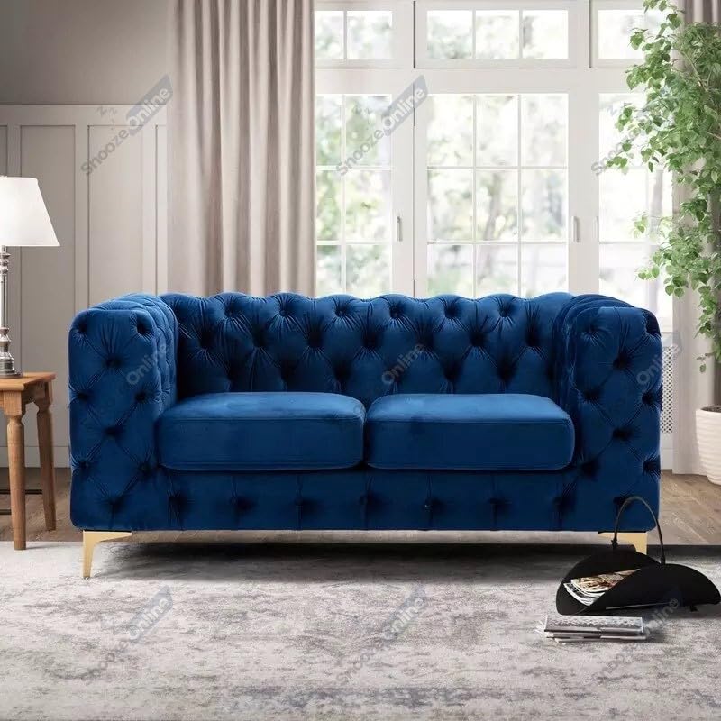 Velvet Monaco 3 and 2 Seater Sofa Set