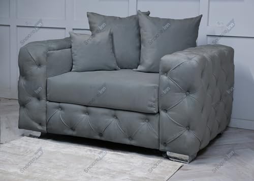 Ashton Velvet 3 and 2 Seater Sofa Set