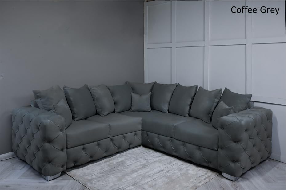 Ashton Velvet 3 and 2 Seater Sofa Set