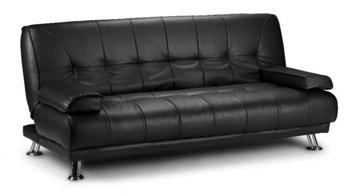 Montana Faux Leather 3-Seater Sofa Bed