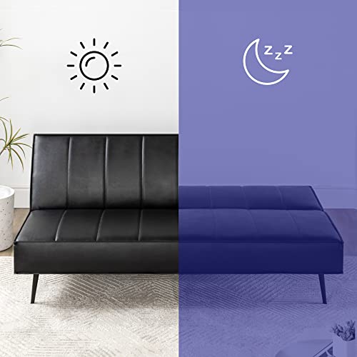 Zinus Quinn Dark Grey 2-in-1 Sofa Bed