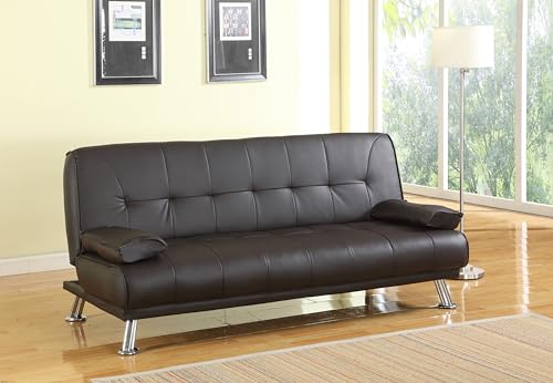Montana 3-Seater Faux Leather Sofa Bed