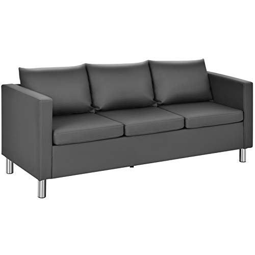 Modern PU Leather 1/2/3-Seater Sofa Couch