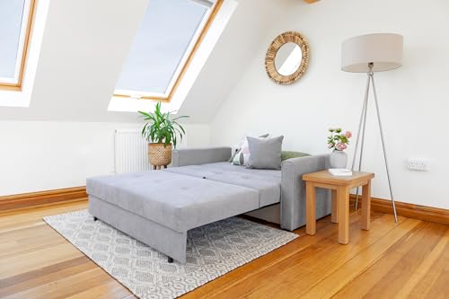 Viva Grey 3-Seater Sofabed with Storage