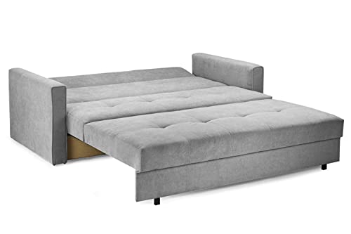Viva Grey 3-Seater Sofabed with Storage