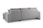 Cimiano Grey Corner Sofa Bed with Storage
