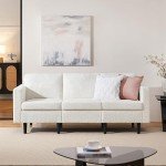 Modern 3-Seater Fabric Sofa for Any Room