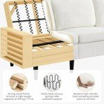 Modern 3-Seater Fabric Sofa for Any Room