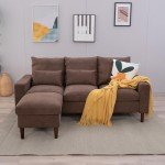 Panana Linen 3-Seater Sofa with Reversible Chaise