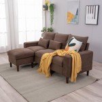Panana Linen 3-Seater Sofa with Reversible Chaise