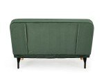 Luxury Green Velvet 2-Seater Recliner Sofa Bed