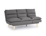 3-Seater Fabric Sofa Bed with Recliner Feature