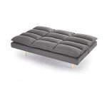 3-Seater Fabric Sofa Bed with Recliner Feature