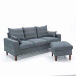 Panana L-Shaped Grey Fabric Corner Sofa