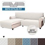 Waterproof Reversible Sofa Cover for Pets - Beige