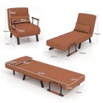 Convertible 4-in-1 Folding Sofa Bed Lounge
