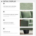Modern U-Shaped Sectional Sofa with Storage Ottoman
