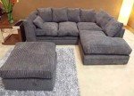 Jumbo Dylan Corner Seater Sofa in Grey