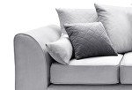Stylish Light Grey L-Shaped Corner Sofa