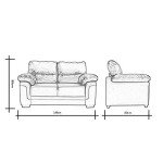 Beige Modern Compact Faux Leather 2-Seater Sofa
