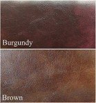 Brown Leather 3-Seater and 2-Seater Sofa Set