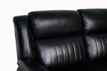 Premium Leather Electric Recliner Sofa with USB Ports