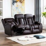 Luxury Leather Recliner Sofa Set - Caesar Collection